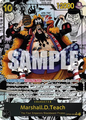 Marshall.D.Teach - OP09-093 - Super Rare (Manga Alt Art) - Emperors in the New World