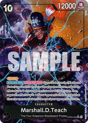 Marshall.D.Teach - OP09-093 - Super Rare (Alternate Art) - Emperors in the New World