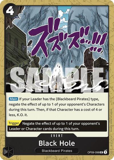 Black Hole - OP09-098 - Uncommon - Emperors in the New World