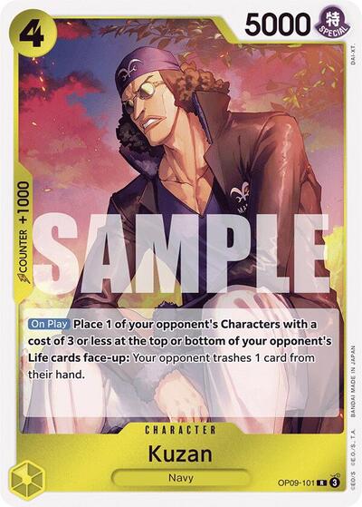 Kuzan - OP09-101 - Rare - Emperors in the New World