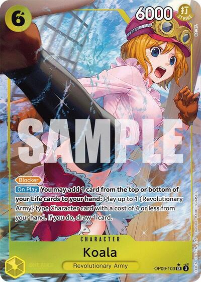 Koala - OP09-103 - Super Rare (Parallel) - Emperors in the New World
