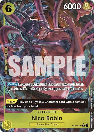 Nico Robin - OP09-107 - Rare (Parallel) - Emperors in the New World