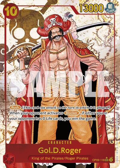 Gol.D.Roger - OP09-118 - Secret Rare (Alternate Art) - Emperors in the New World