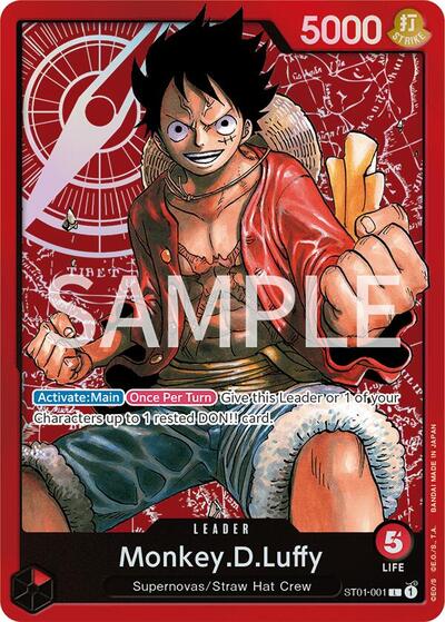 Monkey.D.Luffy - ST01-001 - Leader - Revision Pack Cards