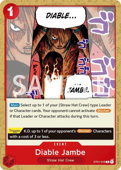 Diable Jambe - ST01-016 - Common - Revision Pack Cards