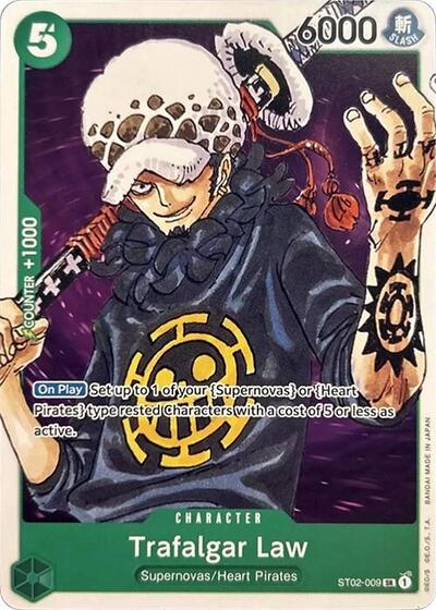Trafalgar Law - ST02-009 - Super Rare - Revision Pack Cards
