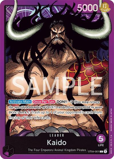 Kaido - ST04-001 - Leader - Revision Pack Cards