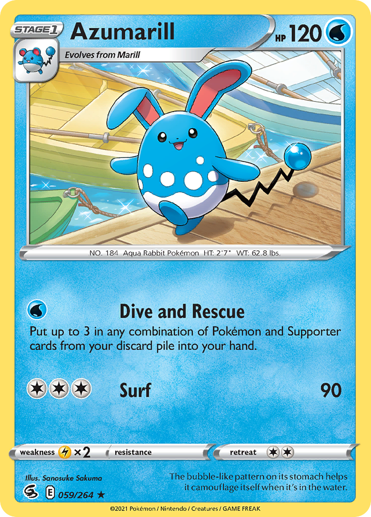 Azumarill - 059/264 - Fusion Strike