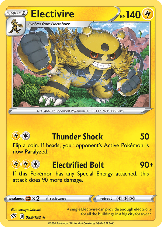 Electivire - 059/192 - Rebel Clash