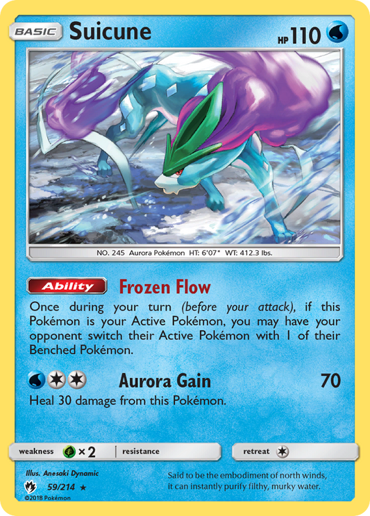 Suicune - 059/214 - Lost Thunder