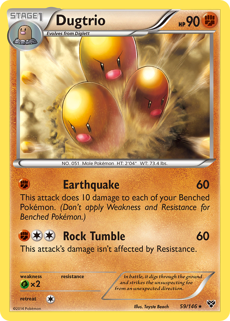 Dugtrio - 059/146 - XY