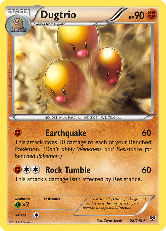 Dugtrio - 059/146 - XY