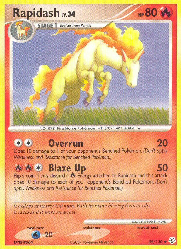 Rapidash - 059/130 - Diamond & Pearl