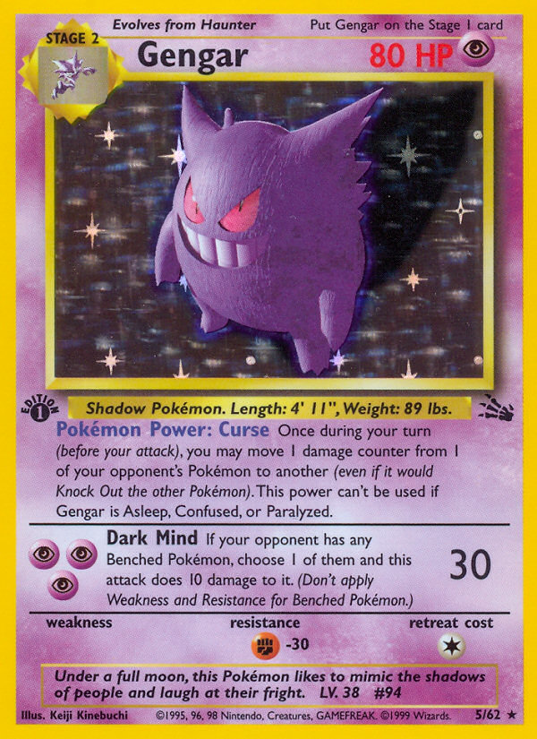 Gengar - 05/62 - Fossil