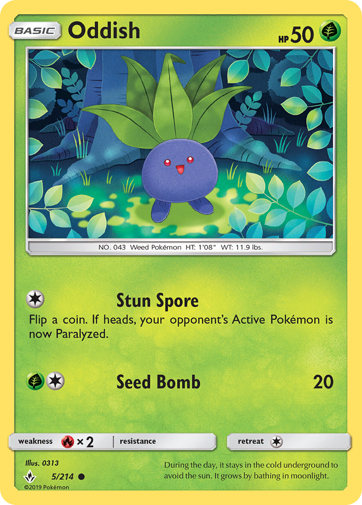 Oddish - 005/214 - Unbroken Bonds