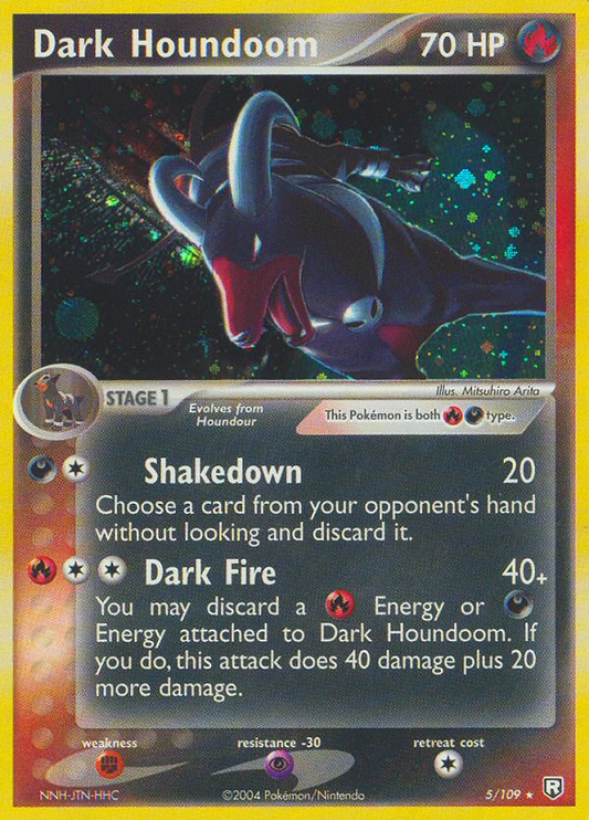 Dark Houndoom - 005/109 - Team Rocket Returns