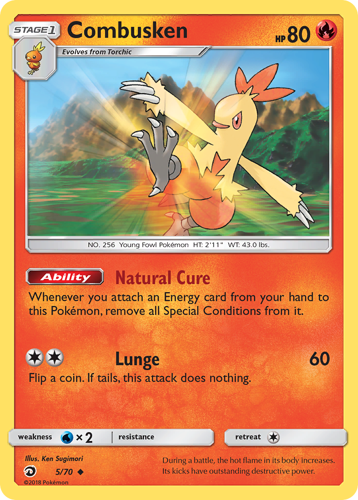 Combusken - 05/70 - Dragon Majesty