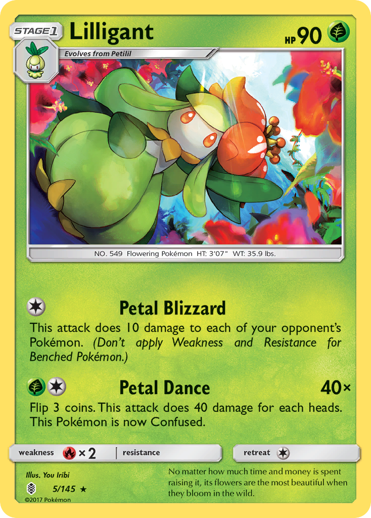 Lilligant - 005/145 - Guardians Rising