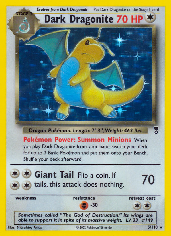 Dark Dragonite - 005/110 - Legendary Collection