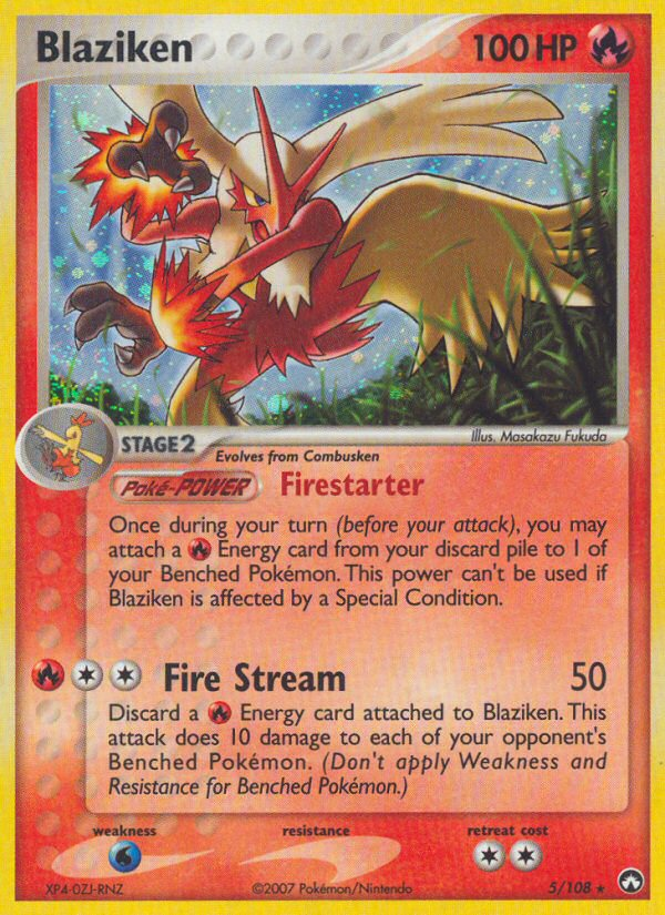 Blaziken - 005/108 - Power Keepers