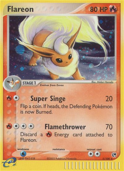 Flareon - 005/100 - Sandstorm