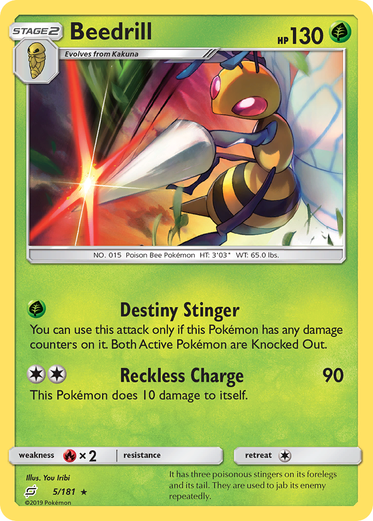 Beedrill - 005/181 - Team Up