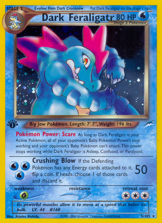 Dark Feraligatr - 005/105 - Neo Destiny