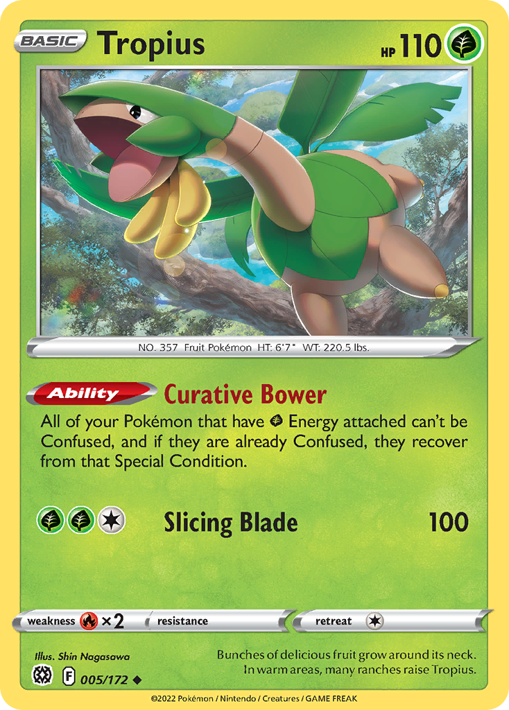 Tropius - 005/172 - Brilliant Stars