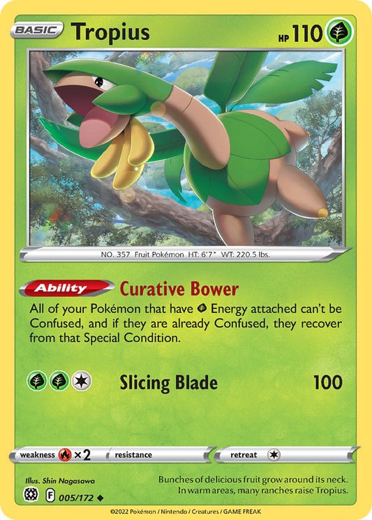 Tropius - 005/172 - Brilliant Stars