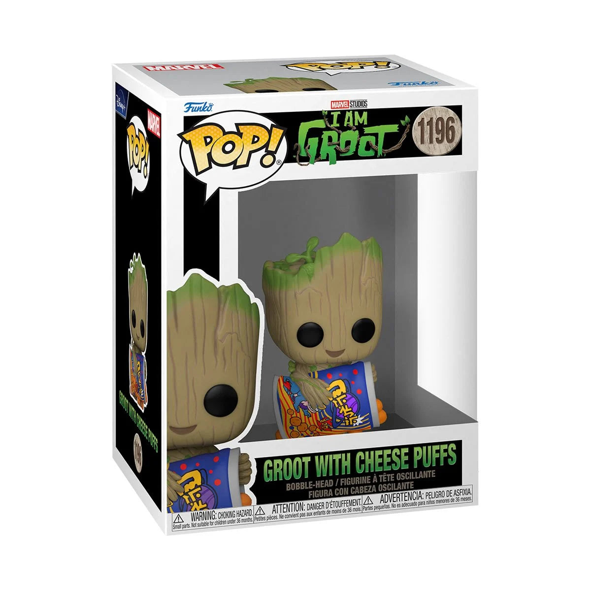 I Am Groot with Cheese Puffs Funko Pop! Vinyl Figure