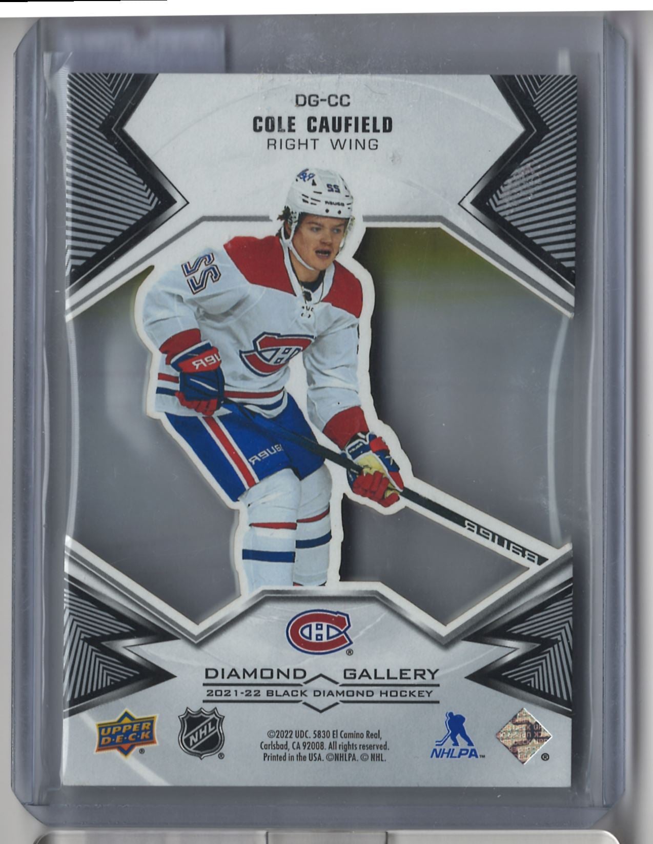 2021-22 Black Diamond Gallery Cole Caufield