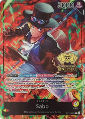 Sabo - ST13-001 - Leader (2nd Anniversary Tournament) - One Piece Promotion Cards