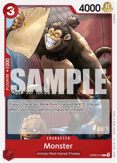 Monster - OP09-012 - Common - Emperors in the New World: 2nd Anniversary Tournament Cards