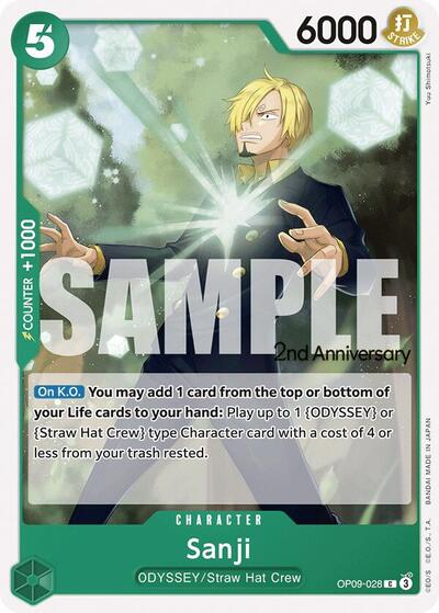 Sanji - OP09-028 - Common - Emperors in the New World: 2nd Anniversary Tournament Cards