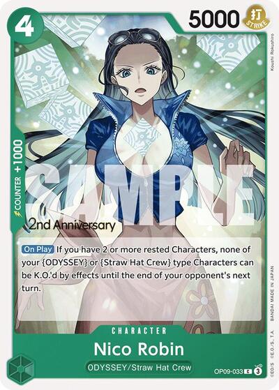 Nico Robin - OP09-033 - Common - Emperors in the New World: 2nd Anniversary Tournament Cards