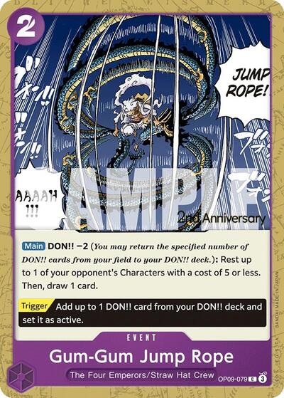 Gum-Gum Jump Rope - OP09-079 - Common - Emperors in the New World: 2nd Anniversary Tournament Cards