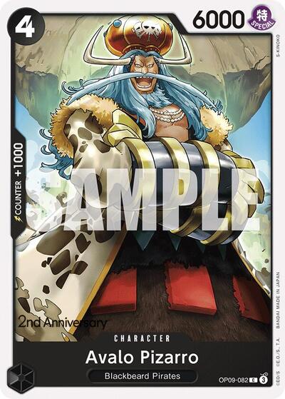 Avalo Pizarro - OP09-082 - Common - Emperors in the New World: 2nd Anniversary Tournament Cards