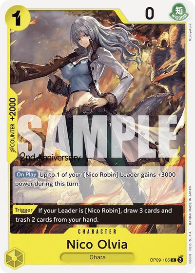 Nico Olvia - OP09-106 - Common - Emperors in the New World: 2nd Anniversary Tournament Cards