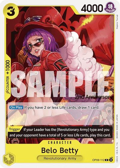 Belo Betty - OP09-112 - Common - Emperors in the New World: 2nd Anniversary Tournament Cards