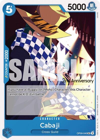Cabaji - OP09-045 - Uncommon - Emperors in the New World: 2nd Anniversary Tournament Cards