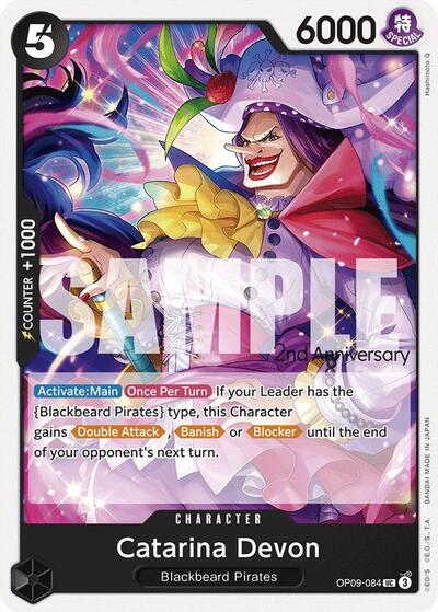 Catarina Devon - OP09-084 - Uncommon - Emperors in the New World: 2nd Anniversary Tournament Cards