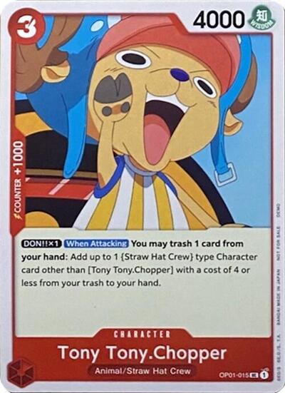 Tony Tony.Chopper - OP01-015 - Uncommon - One Piece Demo Deck Cards