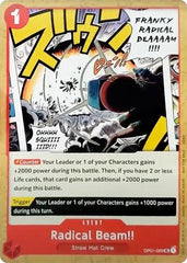 Radical Beam!! - OP01-029 - Uncommon - One Piece Demo Deck Cards