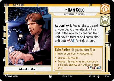 Han Solo - Never Tell Me the Odds - 017/262 - Special - Jump to Lightspeed