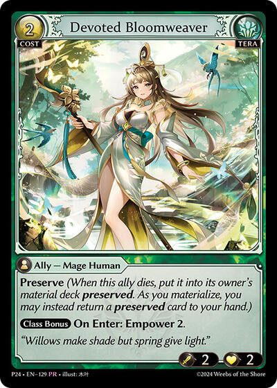 Devoted Bloomweaver - 129 - Promo - Promotional Cards
