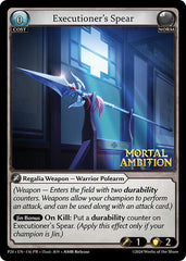 Executioner's Spear - 116 - Promo - Promotional Cards