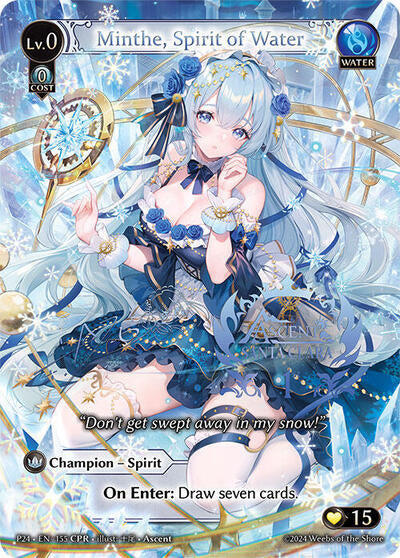 Minthe, Spirit of Water (CPR) - 155 - Collector Promo - Promotional Cards