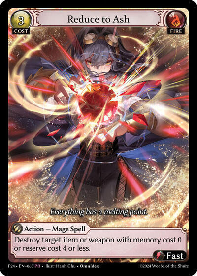 Reduce to Ash - 063 - Promo - Promotional Cards