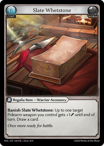 Slate Whetstone - 144 - Promo - Promotional Cards
