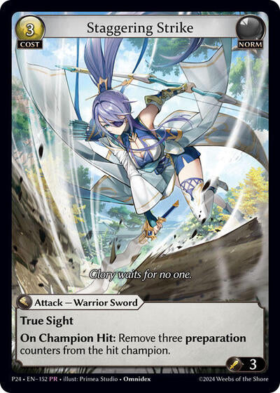 Staggering Strike - 152 - Promo - Promotional Cards